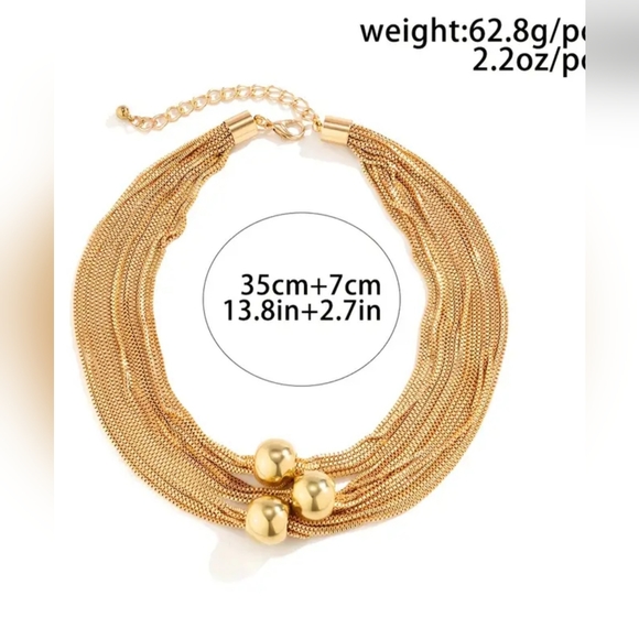 Necklace gold plated - Picture 4 of 4